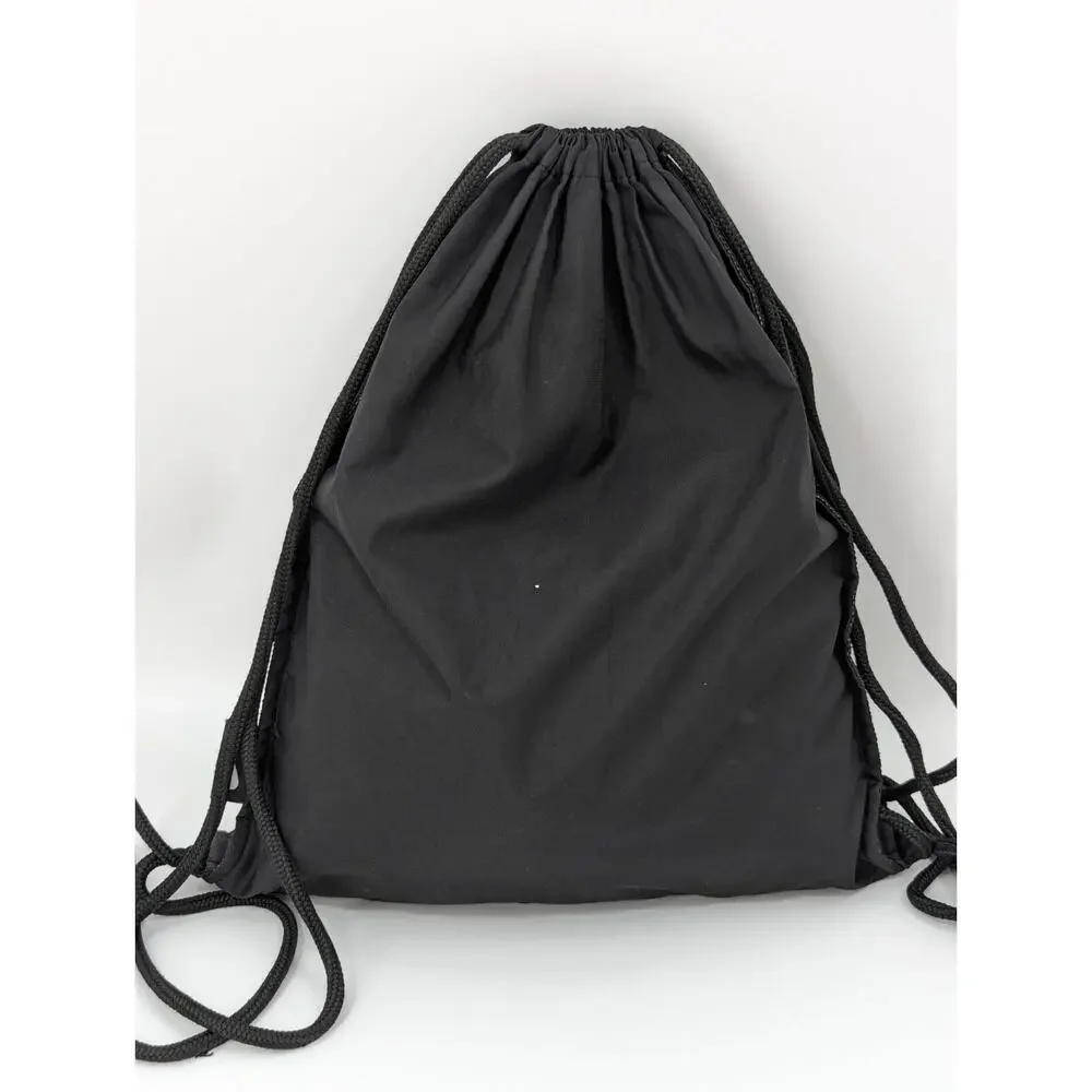 Nike BA5256-010 Gym Bag Black Black White Alpha Adapt Cinch Backpack